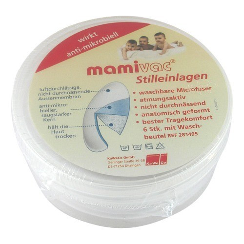 MAMIVAC Stilleinlagen Microfaser anti-mikrobiell
