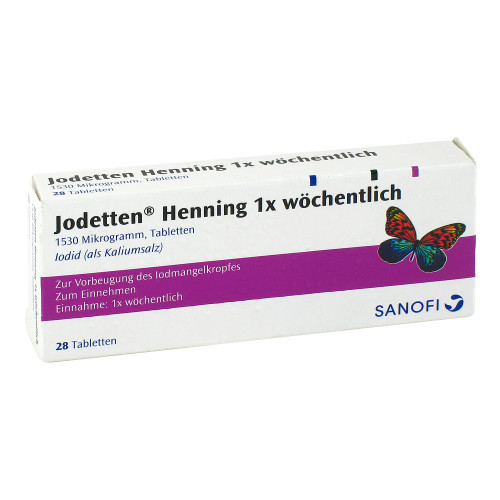JODETTEN Henning 1x w&ouml;chentlich Tabletten