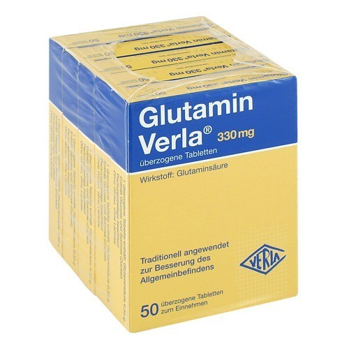 GLUTAMIN VERLA &uuml;berzogene Tabletten