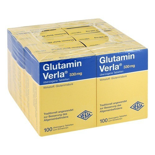GLUTAMIN VERLA &uuml;berzogene Tabletten