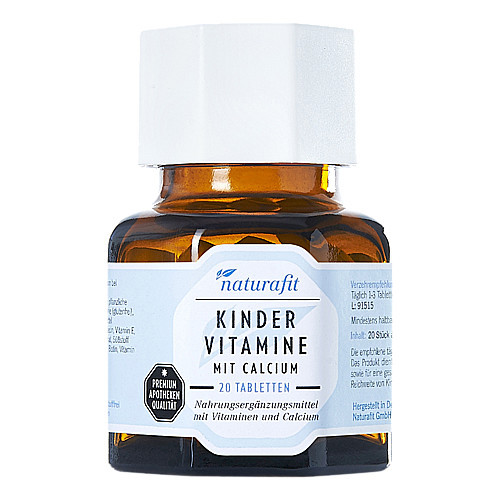 NATURAFIT Kindervitamine m.Calcium Lutschtabletten