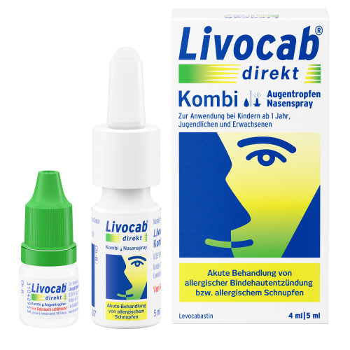 LIVOCAB direkt Kombi 4 ml Augentr.+5 ml Nasenspray