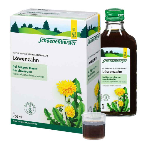 L&Ouml;WENZAHN SAFT Schoenenberger Heilpflanz.S&auml;fte