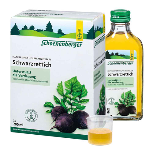 SCHWARZRETTICH Schoenenberger Heilpflanzens&auml;fte