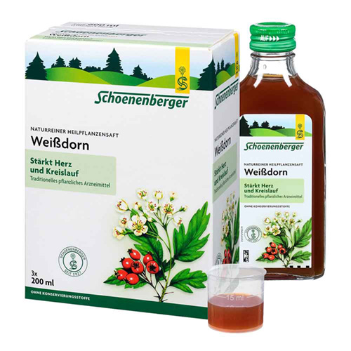 WEISSDORN SAFT Schoenenberger Heilpflanzens&auml;fte