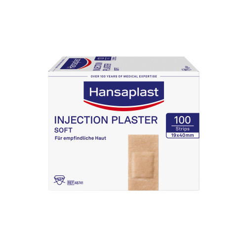 HANSAPLAST Soft Injektionspflaster Strips 19x40 mm