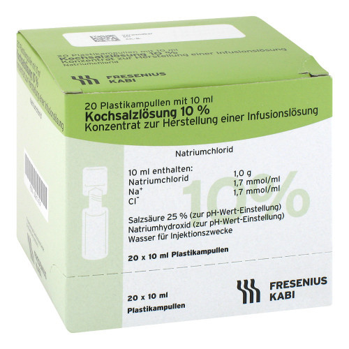 KOCHSALZL&Ouml;SUNG 10% Infusionsl&ouml;sungskonzentrat
