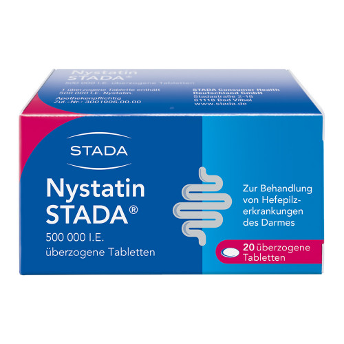 NYSTATIN STADA 500.000 I.E. &uuml;berzogene Tab.