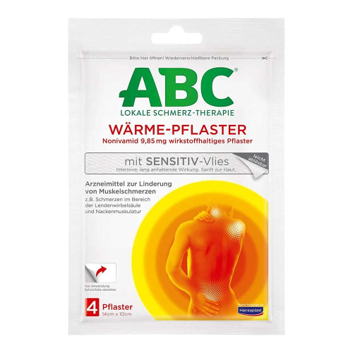 ABC W&auml;rme-Pflaster sensitive-Vlies Hansaplast med