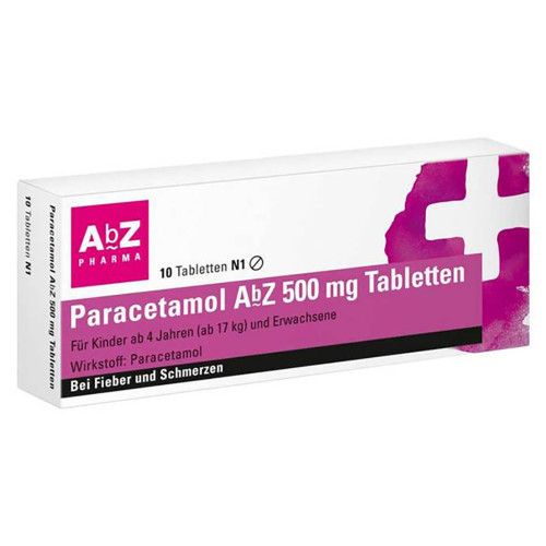 PARACETAMOL AbZ 500 mg Tabletten