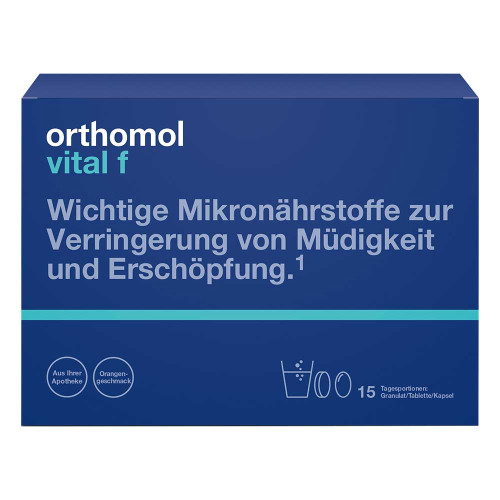 ORTHOMOL Vital F Granulat/Kap./Tabl.Kombip.15 Tage