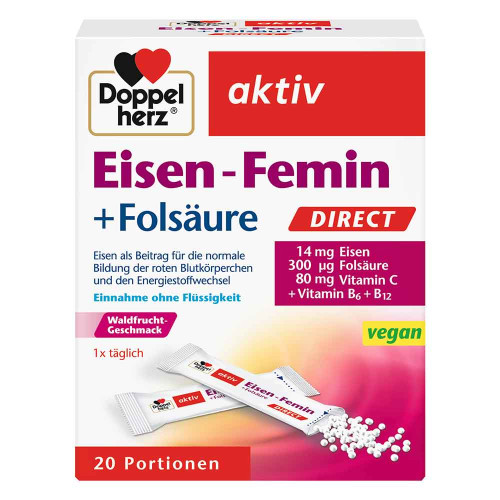DOPPELHERZ Eisen-Femin DIRECT Pellets