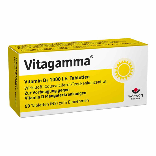 VITAGAMMA Vitamin D3 1.000 I.E. Tabletten