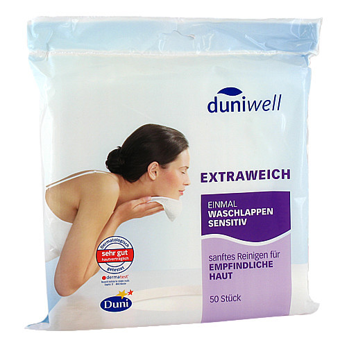 DUNIWELL Einmal Waschlappen sensitiv