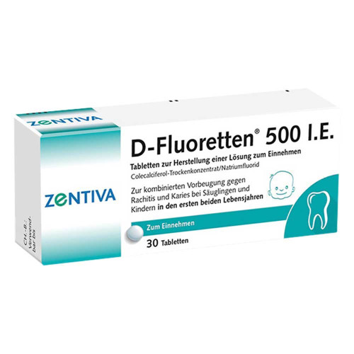 D FLUORETTEN 500 Tabletten