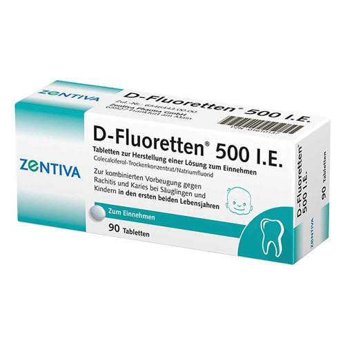 D FLUORETTEN 500 Tabletten