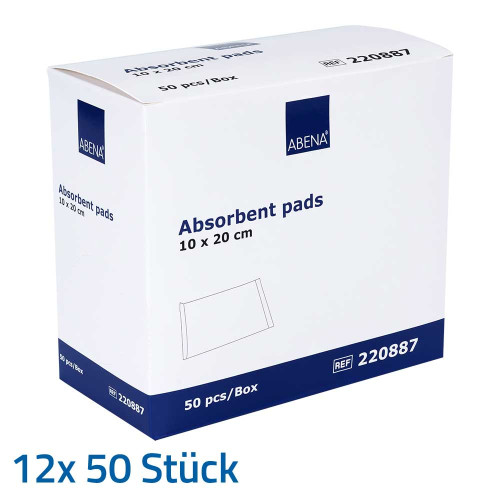 SAUGKOMPRESSEN unsteril 10x20 cm 400 g/m