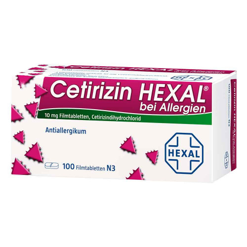 CETIRIZIN HEXAL Filmtabletten bei Allergien