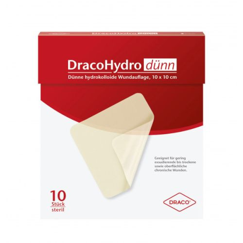 DRACOHYDRO d&uuml;nn Hydrokoll.Wundauflage 10x10 cm