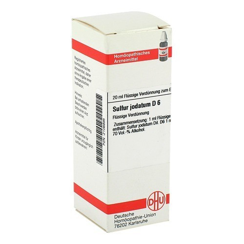 SULFUR JODATUM D 6 Dilution