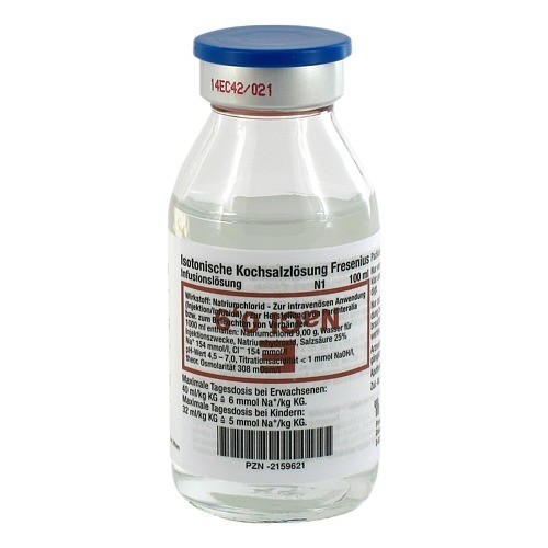 KOCHSALZL&Ouml;SUNG 0,9% Glasfl.Fresenius