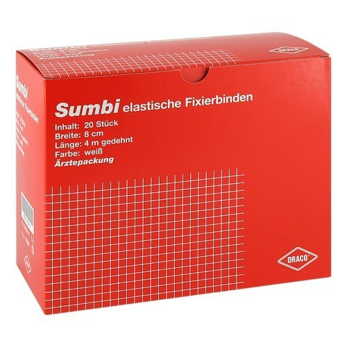 DRACOSUMBI Fixierbinde 8 cmx4 m wei&szlig;