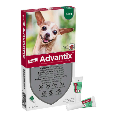 ADVANTIX Spot-on Lsg.z.Auftr.a.d.H.f.Hund bis 4 kg
