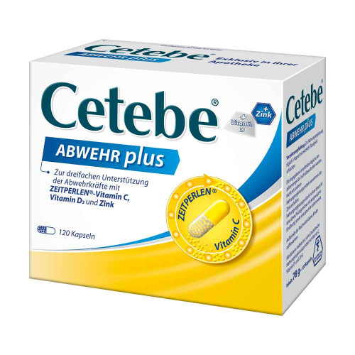 CETEBE ABWEHR plus Vitamin C+Vitamin D3+Zink Kaps.