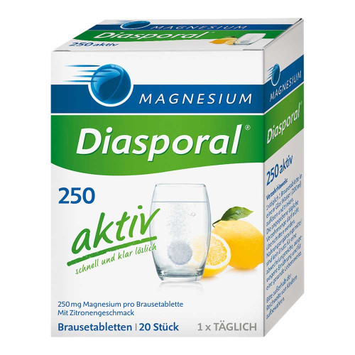 MAGNESIUM DIASPORAL 250 aktiv Brausetabletten