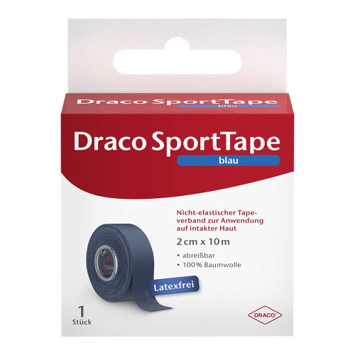 DRACO TAPEVERBAND 2 cmx10 m blau