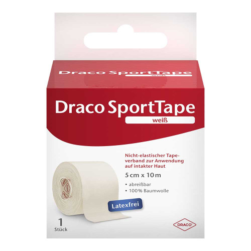 DRACO TAPEVERBAND 5 cmx10 m wei&szlig;