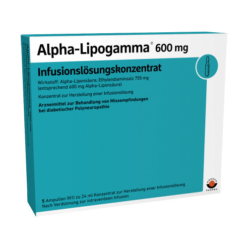 ALPHA-LIPOGAMMA 600 mg Infusionsl&ouml;sungskonz.