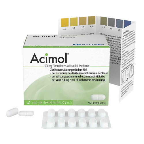 ACIMOL mit pH Teststreifen Filmtabletten