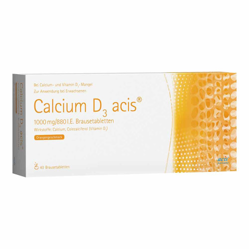 CALCIUM D3 acis 1000 mg/880 I.E. Brausetabletten
