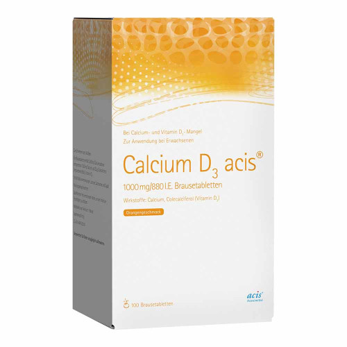 CALCIUM D3 acis 1000 mg/880 I.E. Brausetabletten