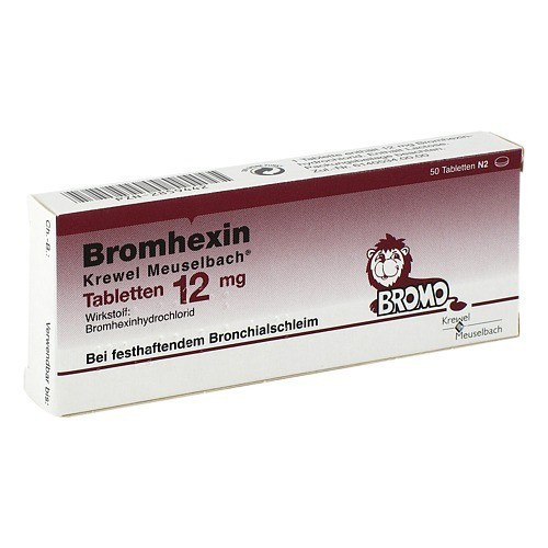 BROMHEXIN Krewel Meuselb.Tabletten 12mg