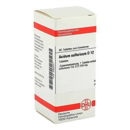 ACIDUM SULFURICUM D 12 Tabletten