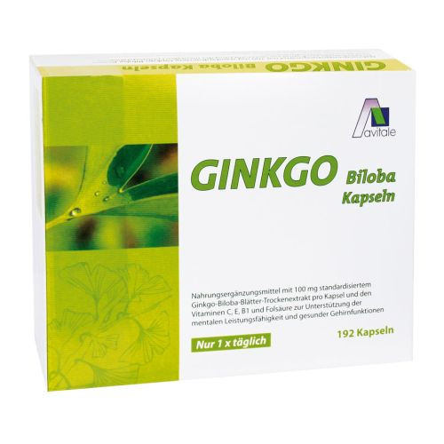 GINKGO 100 mg Kapseln+B1+C+E