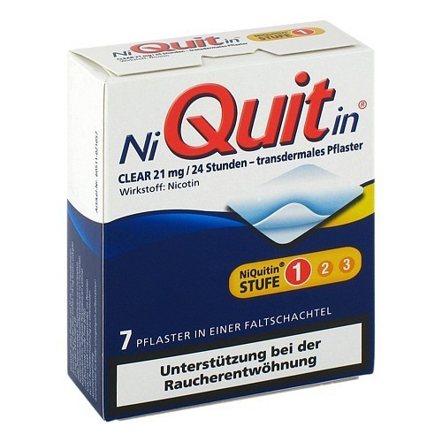 NIQUITIN Clear 21 mg transdermale Pflaster