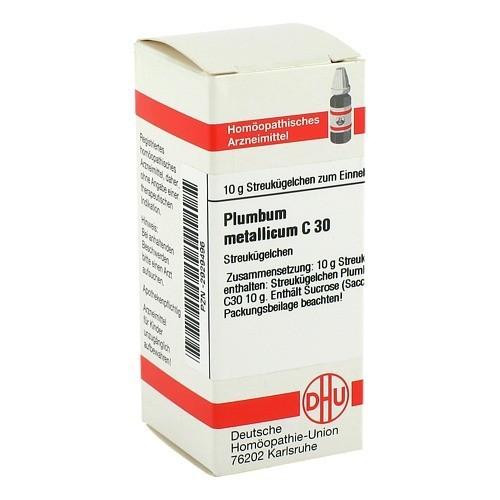 PLUMBUM METALLICUM C 30 Globuli