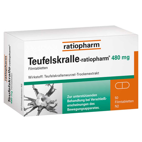 TEUFELSKRALLE-RATIOPHARM Filmtabletten