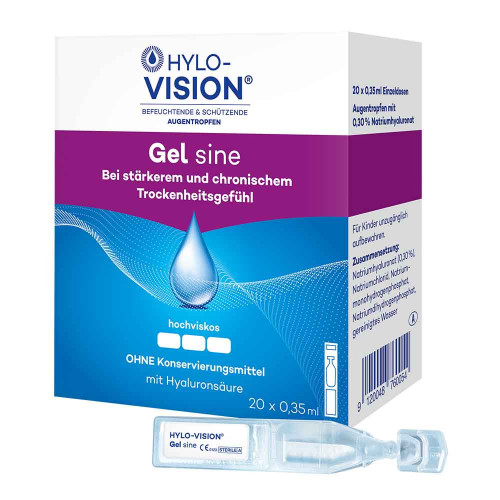 HYLO-VISION Gel sine Einzeldosispipetten