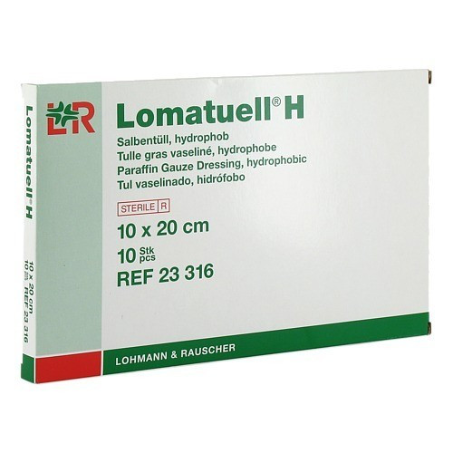 LOMATUELL H Salbent&uuml;ll 10x20 cm steril