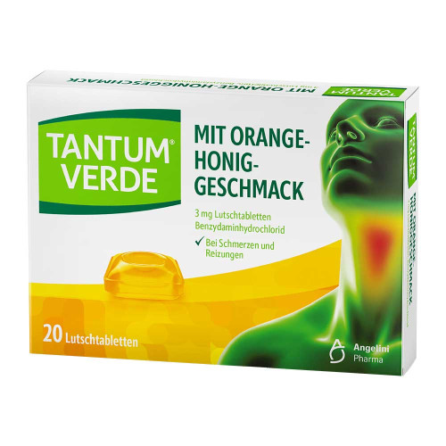 TANTUM VERDE 3 mg Lutschtabl.m.Orange-Honiggeschm.