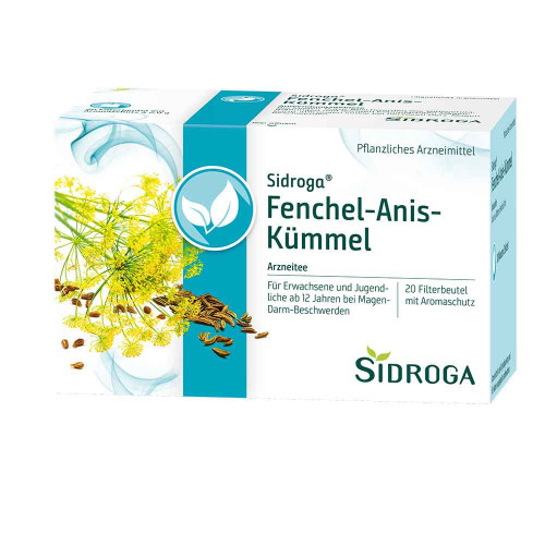 SIDROGA Fenchel Anis K&uuml;mmel Tee Filterbeutel