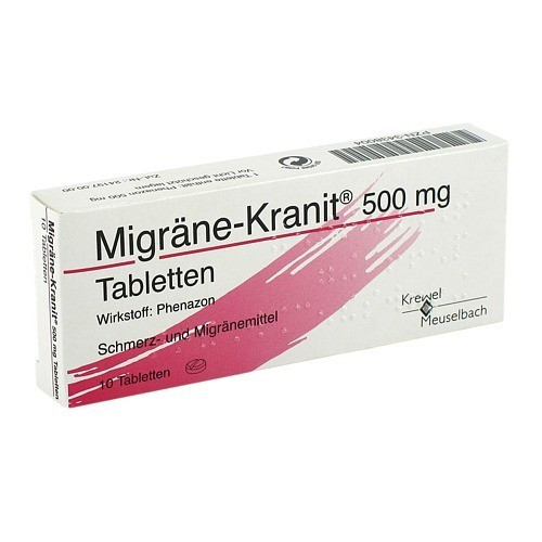 MIGR&Auml;NE KRANIT 500 mg Tabletten