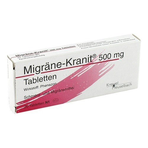 MIGR&Auml;NE KRANIT 500 mg Tabletten