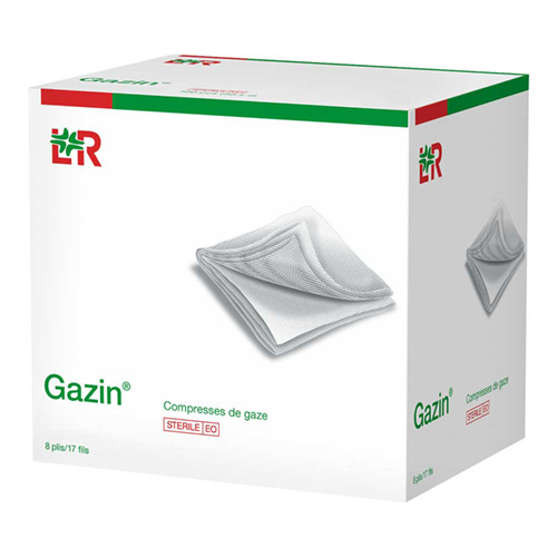 GAZIN Mullkomp.10x10 cm steril 8fach