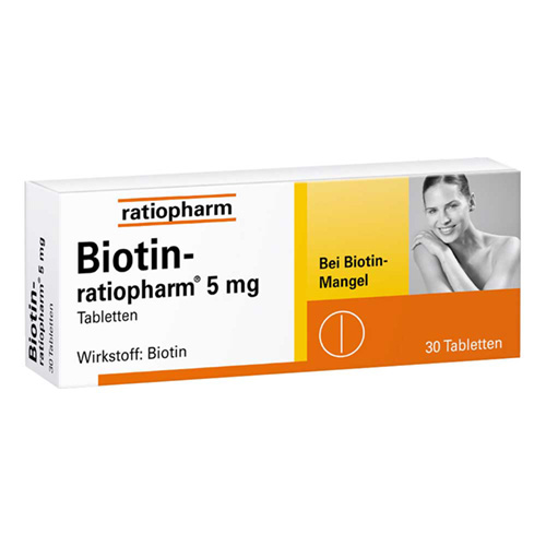 BIOTIN-RATIOPHARM 5 mg Tabletten