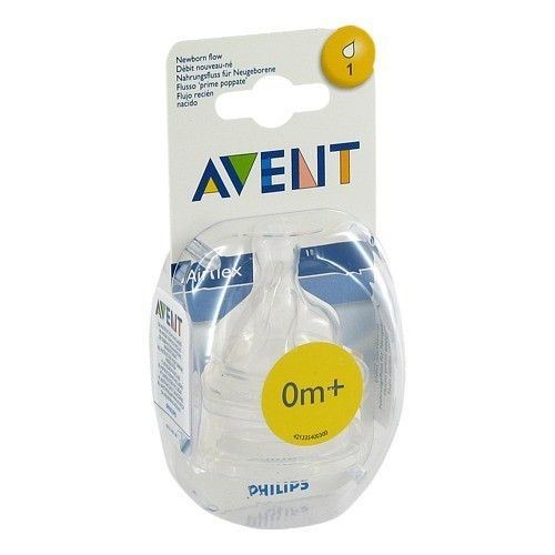 AVENT Sauger Airflex 1-Loch f.Neugeb.2x